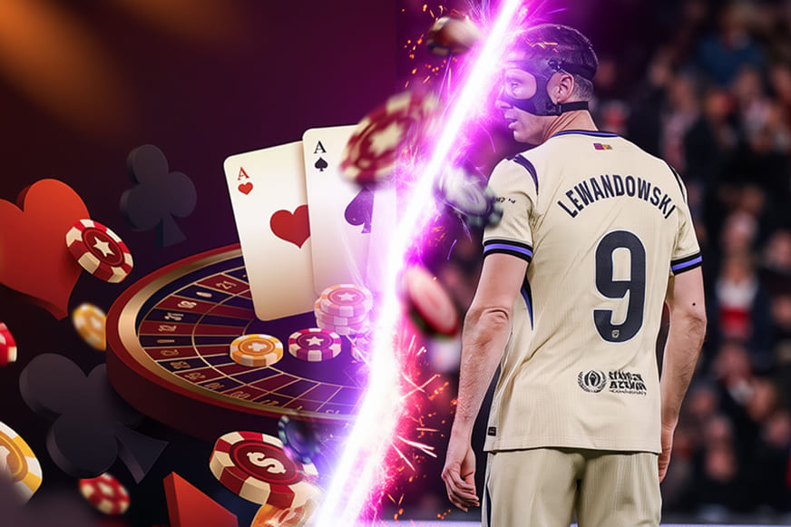 Zdjęcie z reklamy kasyna Lewandowski